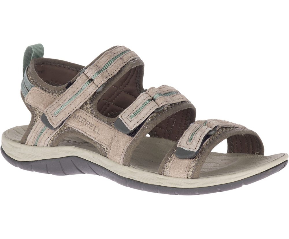 Merrell Sandals Grey - Siren 2 Strap - Womens 57SQUGWCY